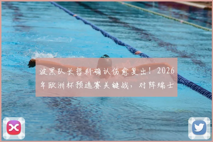 波黑队长哲科确认伤愈复出！2026年欧洲杯预选赛关键战，对阵瑞士他能否力挽狂澜？状态深度解析